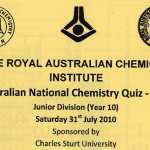Australian National Chemistry Quiz 2010 – Grade 11